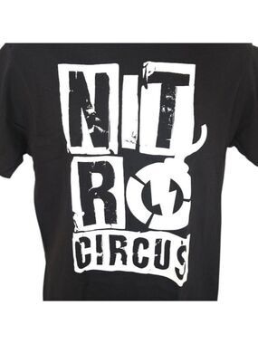 Nitro Circus T Shirt Mens Size Medium Black Action Sports Made In USA
